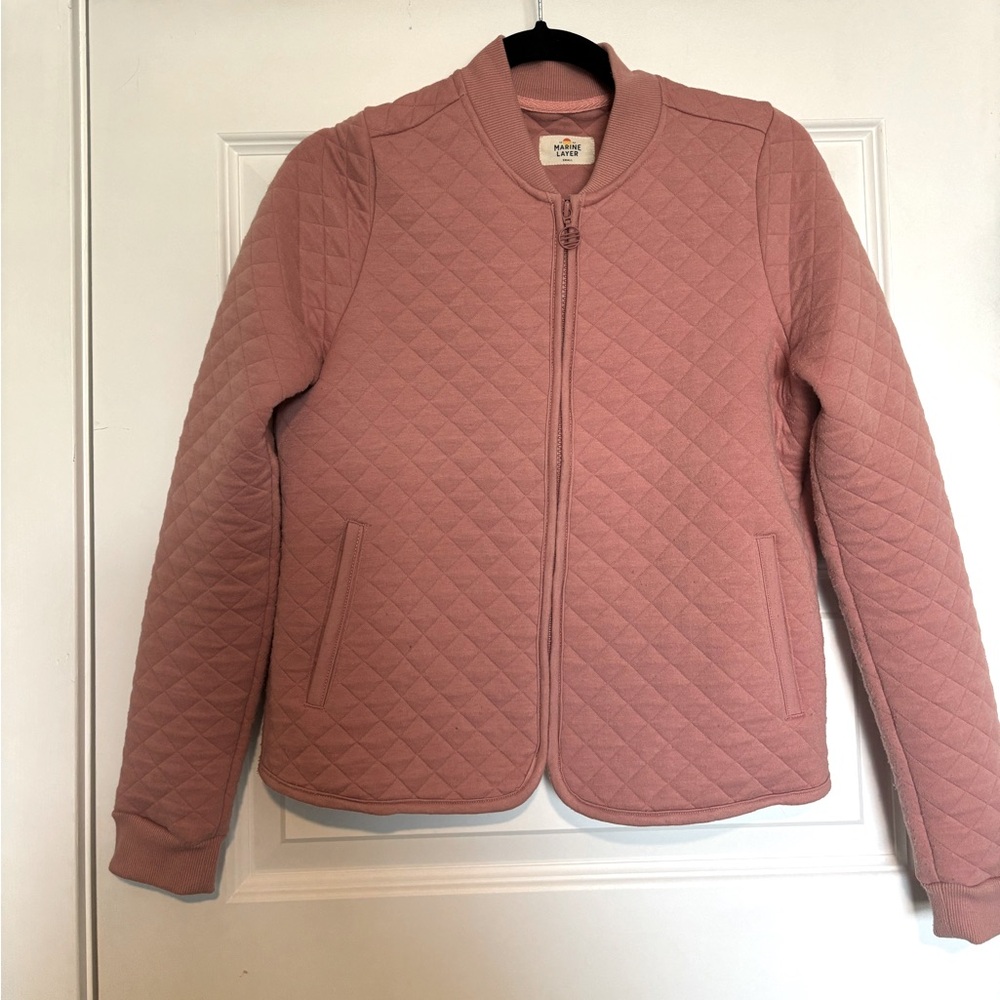 Marine Layer Corbet Quilted Bomber